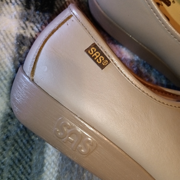 🆕SAS | Siesta Lace Up Leather Loafer Mocha Comfort Shoes Womens Size 9 Slim - Picture 12 of 13